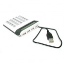 Calculator with 4-port USB Hub